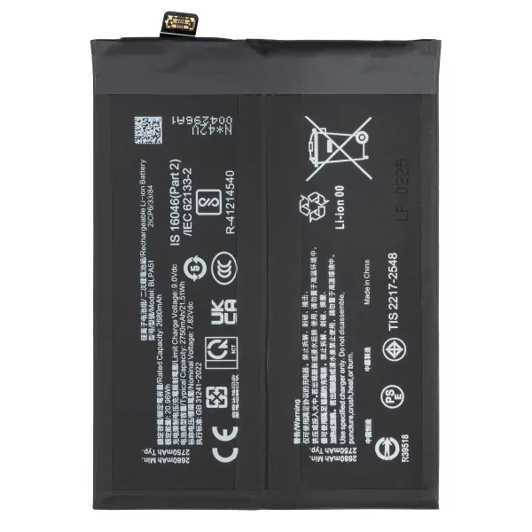Acumulator pentru Realme GT 6T / GT 6, BLPA51