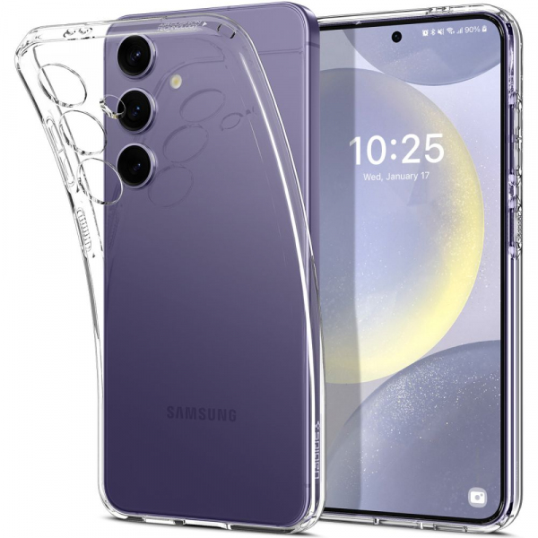 Husa pentru Samsung Galaxy S24 S921, Spigen, Liquid Crystal, Transparenta  ACS07343