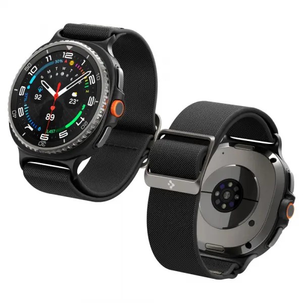 Curea Spigen Lite Fit pentru Samsung Galaxy Watch8 / Watch8 Classic Series, Neagra AMP10117