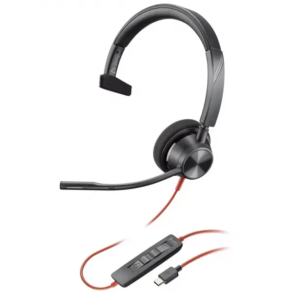 Casca Call Center USB-C HP Poly Blackwire C3310, Neagra 8X215AA
