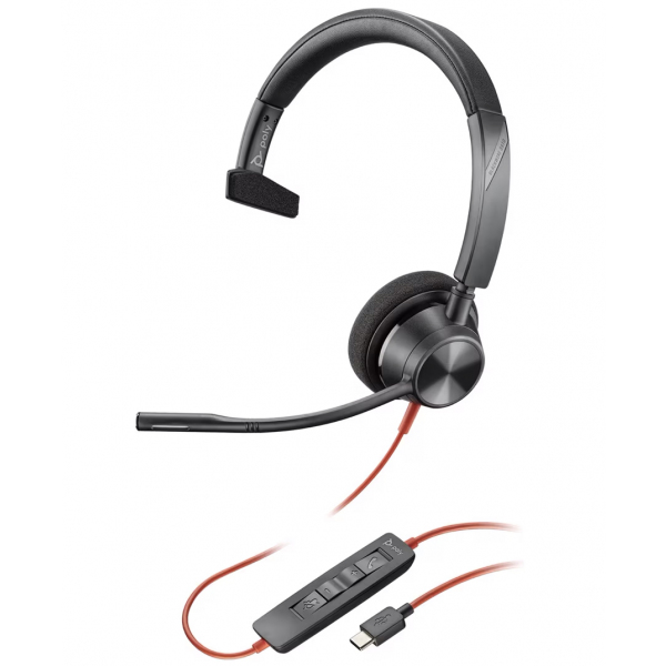 Casca Call Center USB-C HP Poly Blackwire C3310, Neagra 8X215AA