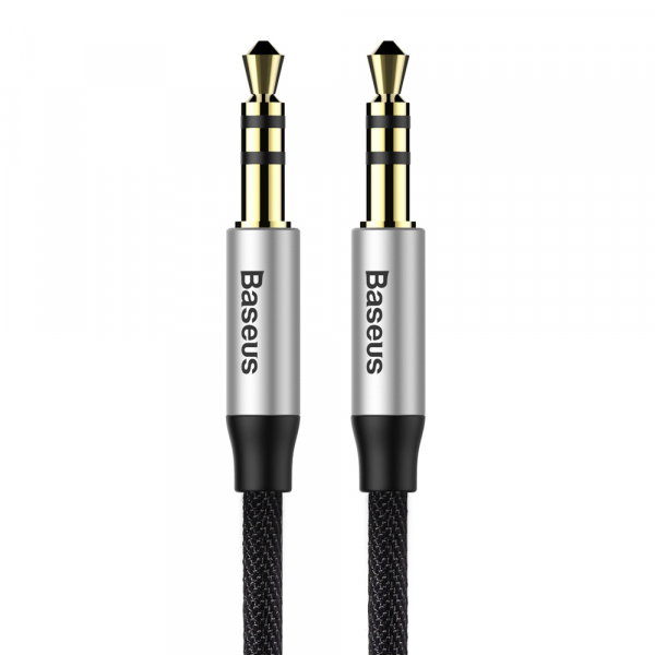 Cablu Audio 3.5mm - 3.5mm Baseus Yiven M30, 1.5m, Negru CAM30-CS1