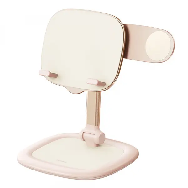 Suport Birou Baseus Seashell Dual, Universal, Roz B10451501411-00