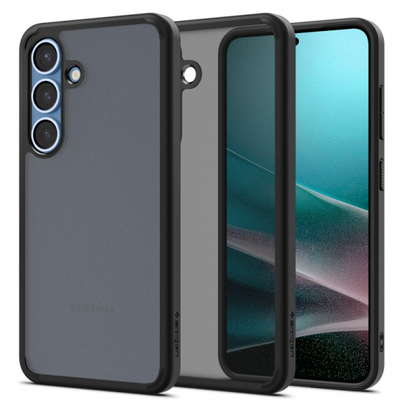Husa pentru Samsung Galaxy S25 S931, Spigen, Ultra Hybrid, Neagra Satinata ACS09007