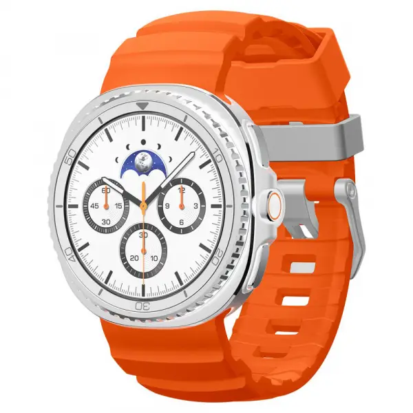 Curea Spigen WBS2 pentru Samsung Galaxy Watch8 / Watch8 Classic Series, Portocalie AMP10152