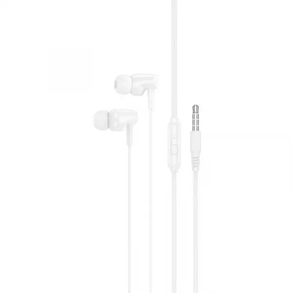 Handsfree 3.5mm HOCO M112, Alb