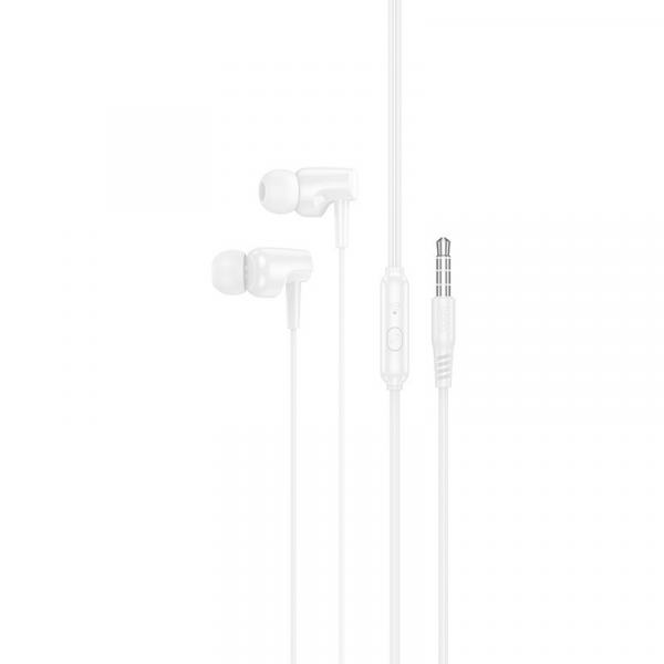 Handsfree 3.5mm HOCO M112, Alb