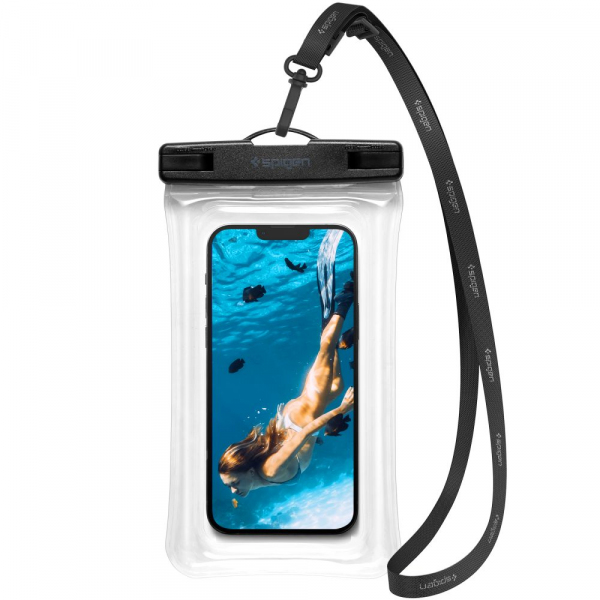 Husa Universala Waterproof pentru Telefon max. 6.9inch, Spigen, A610, Transparenta AMP04530