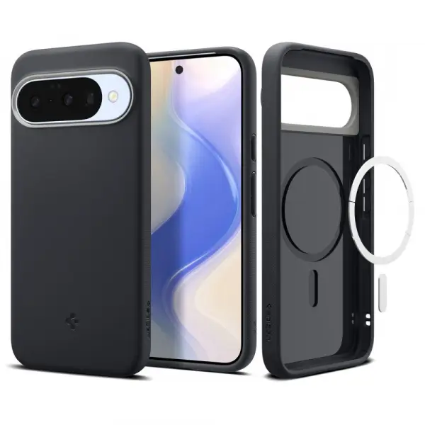 Husa MagSafe pentru Google Pixel 10 Pro / 10, Spigen, Caseology Nano Pop, Neagra ACS09713