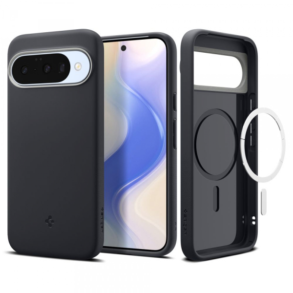 Husa MagSafe pentru Google Pixel 10 Pro / 10, Spigen, Caseology Nano Pop, Neagra ACS09713