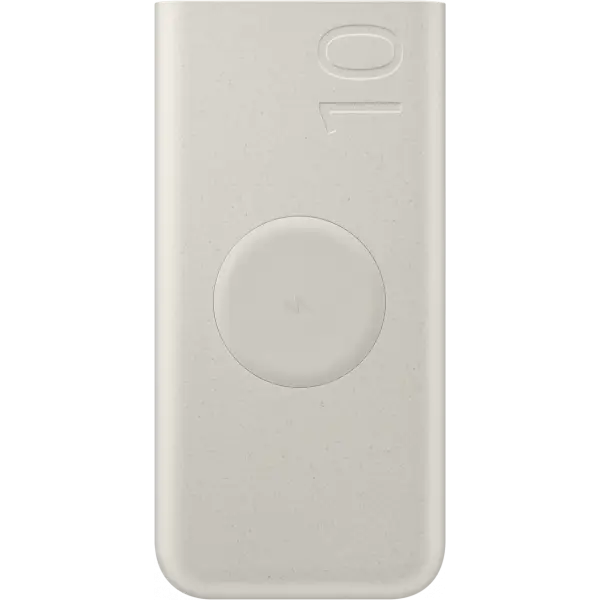 Baterie Externa Wireless Samsung, 10000mAh, 25W, PD + FQI, 1 x QI - 2 x USB-C, Bej EB-U2510XUEGEU
