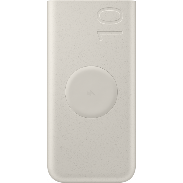 Baterie Externa Wireless Samsung, 10000mAh, 25W, PD + FQI, 1 x QI - 2 x USB-C, Bej EB-U2510XUEGEU