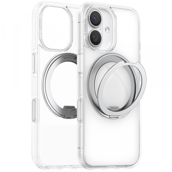 Husa MagSafe pentru Apple iPhone 17, Torras, Ostand R Fitness, Transparenta