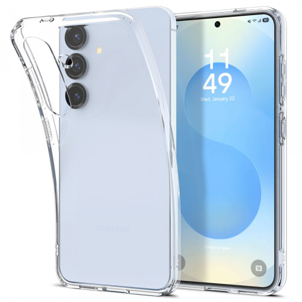 Husa pentru Samsung Galaxy S25 S931, Spigen, Liquid Crystal, Transparenta ACS08995