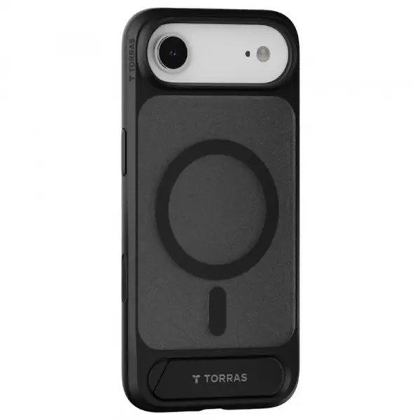Husa MagSafe pentru Apple iPhone 17 Air, Torras, Pstand, Neagra