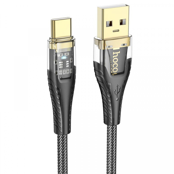 Cablu Date si Incarcare USB-A - USB-C HOCO U121, 18W, 1.2m, Negru