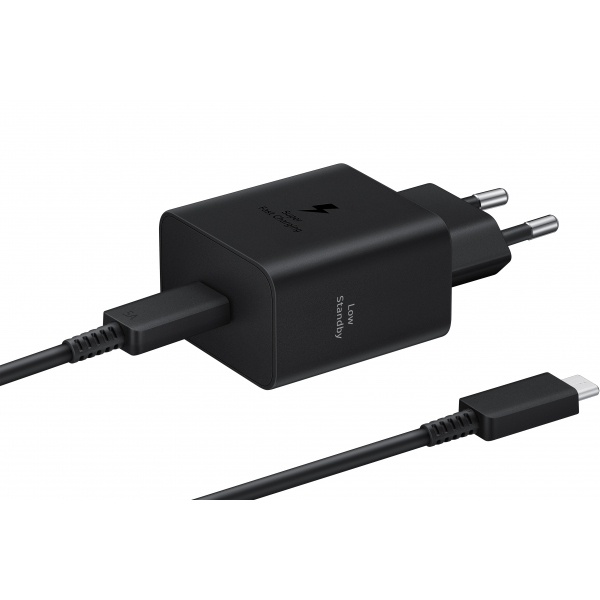 Incarcator Retea Cu Cablu USB-C Samsung, 45W, 4.05A, 1 x USB-C, Negru EP-T4511XBEGEU
