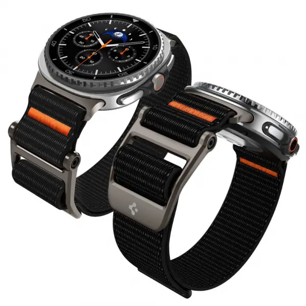 Curea Spigen DuraPro Flex pentru Samsung Galaxy Watch8 / Watch8 Classic Series, Neagra AMP10116