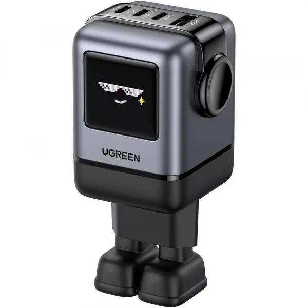 Incarcator Retea UGREEN X688 Uno, 100W, 5A, 1 x USB-A - 3 x USB-C, Negru