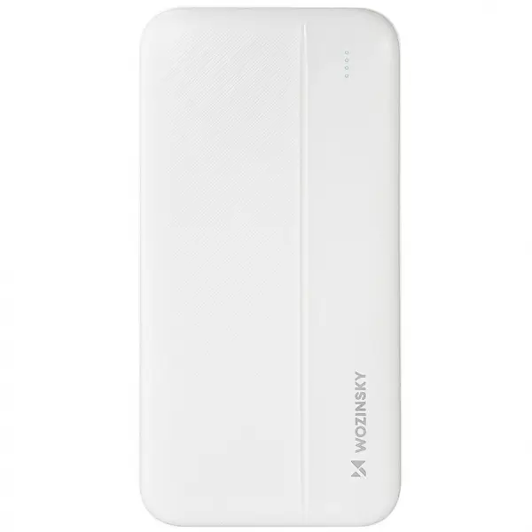 Baterie Externa WZK WPBWE1, 10000mAh, 10W, 2 x USB-A, Alba