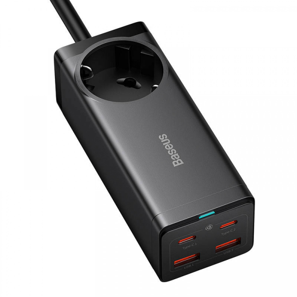 Prelungitor Baseus GaN3 Pro, 1 x Schuko, Negru PSZM000401