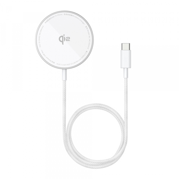 Incarcator Retea Wireless Baseus Simple Mini4 Air, 15W, 1.67A, Argintiu P10278200S11-00