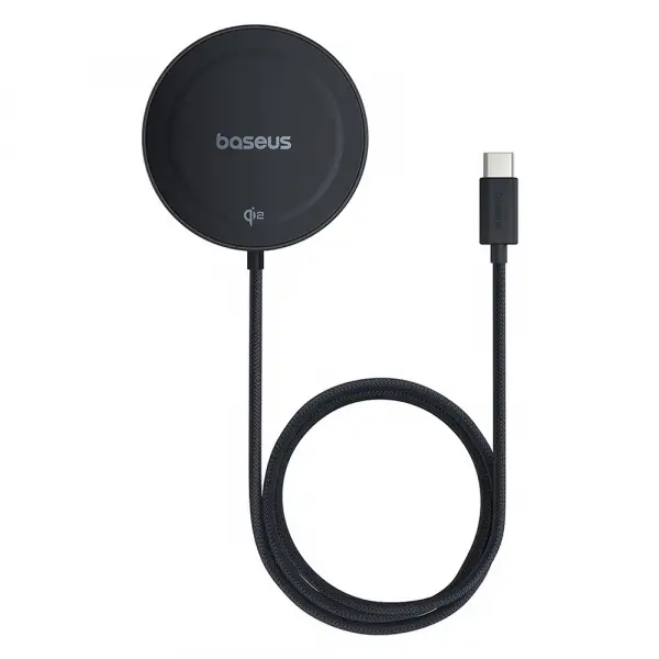 Incarcator Retea Wireless Baseus Simple Mini4, 15W, 1.67A, Negru P10273300121-02