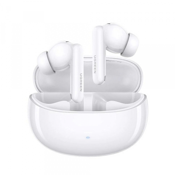 Handsfree Bluetooth UGREEN HiTune T3 Pro WS206, TWS, ANC, MultiPoint, Alb
