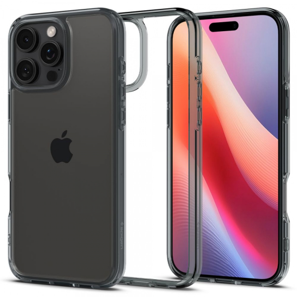 Husa pentru Apple iPhone 16 Pro Max, Spigen, Ultra Hybrid, Fumurie ACS07994