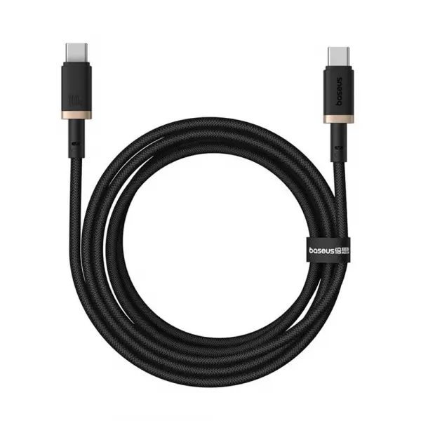 Cablu Date si Incarcare USB-C - USB-C Baseus Dura Series, 100W, 2m, Auriu P10377803U01-03