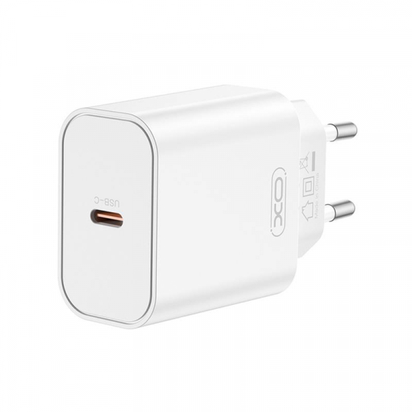Incarcator Retea XO Design CE32, 20W, 3A, 1 x USB-C, Alb
