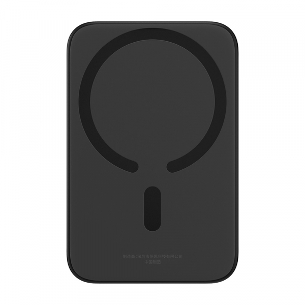Baterie Externa Wireless Baseus Mini Air, 6000mAh, 20W, PD + FQI, 1 x QI - 1 x USB-C, Neagra P10059002113-00