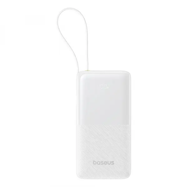Baterie Externa Baseus Bipow 2, 10000mAh, 20W, QC + PD, 1 x USB-A - 2 x USB-C, Alba P10077101213-00