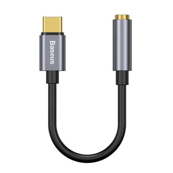 Adaptor Audio USB-C - 3.5mm Baseus L54, Gri CATL54-0G