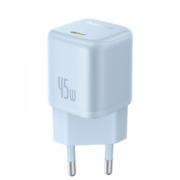 Incarcator Retea Baseus PicoGo, 45W, 3A, 1 x USB-C, Albastru P10176800313-00