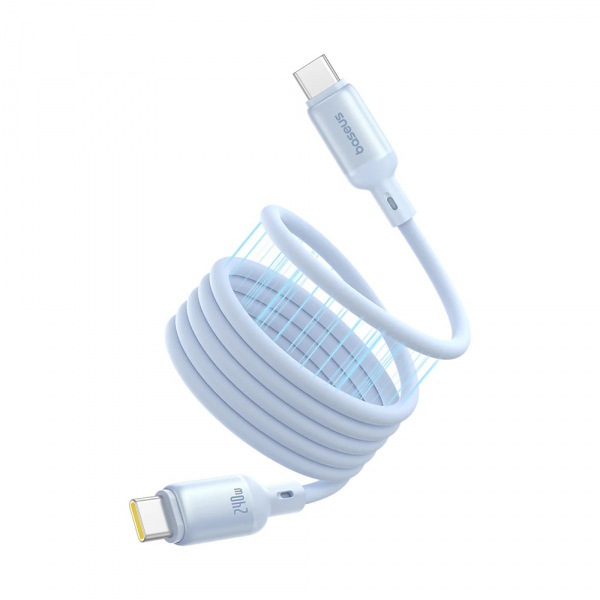 Cablu Date si Incarcare USB-C - USB-C Baseus PicoGo, 240W, 1m, Albastru P10376800311-00