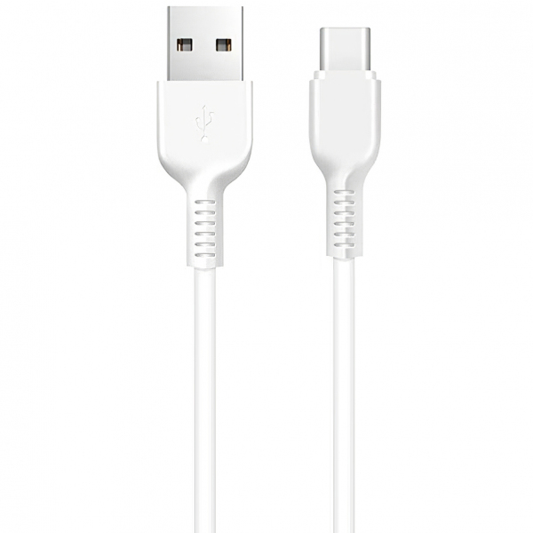 Cablu Date si Incarcare USB-A - USB-C HOCO Flash X20, 18W, 1m, Alb