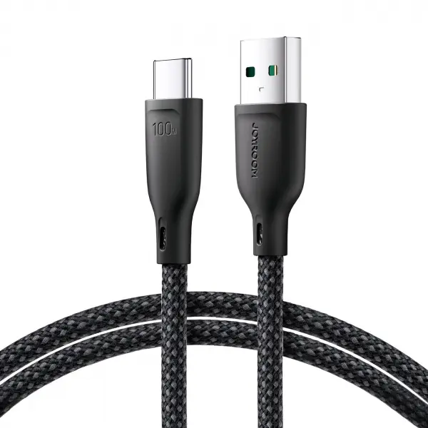 Cablu Date si Incarcare USB-A - USB-C Joyroom S-A34, 100W, 1m, Negru