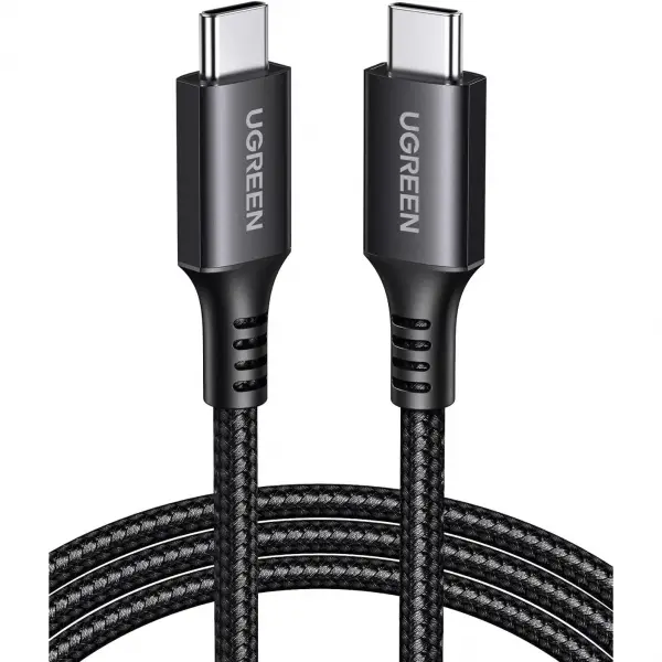 Cablu Date si Incarcare USB-C - USB-C UGREEN US567, 60W, 1m, Gri