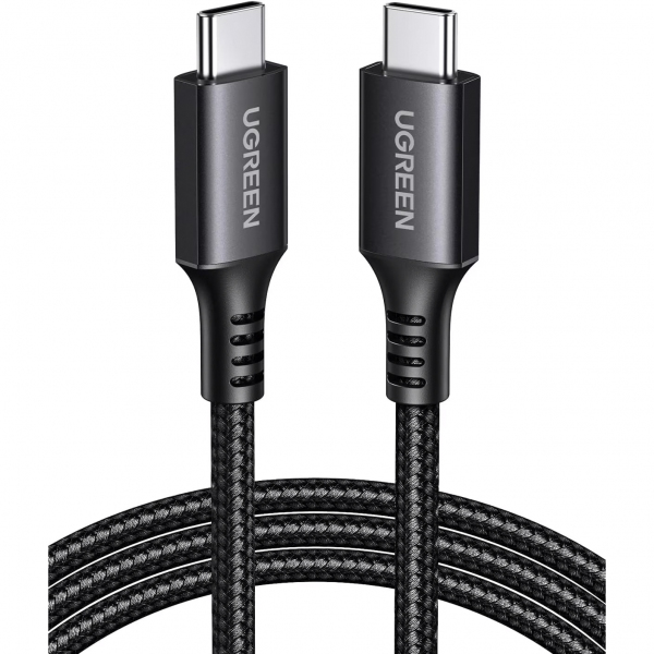 Cablu Date si Incarcare USB-C - USB-C UGREEN US567, 60W, 1m, Gri
