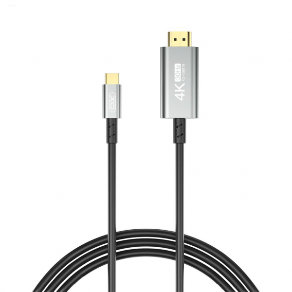 Cablu Audio si Video USB-C - HDMI XO Design GB019, 1.8m, Negru