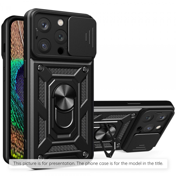 Husa pentru Honor 400 Pro, Techsuit, CamShield, Neagra
