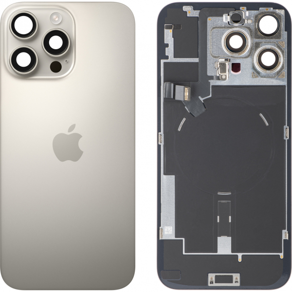 Capac Baterie Apple iPhone 16 Pro Max, Bej (Natural Titanium), Swap
