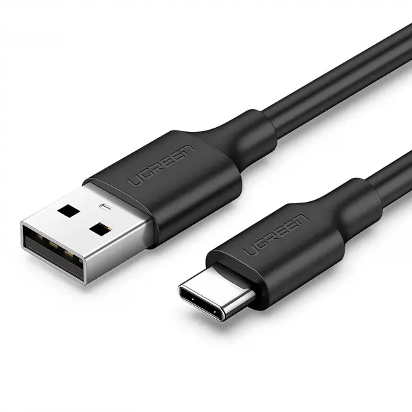 Cablu Date si Incarcare USB-A - USB-C UGREEN US287, 18W, 0.5m, Negru