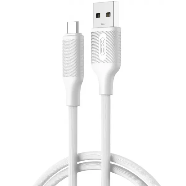 Cablu Date si Incarcare USB-A - USB-C XO Design NB265, 18W, 1m, Alb