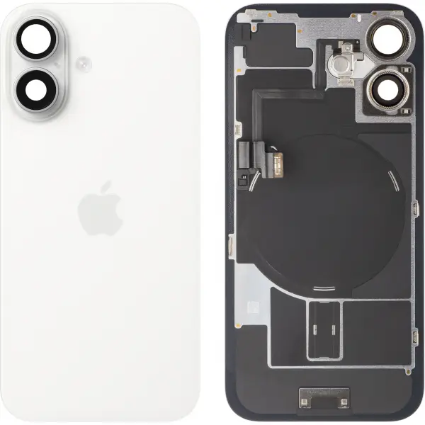 Capac Baterie Apple iPhone 16, Alb, Swap
