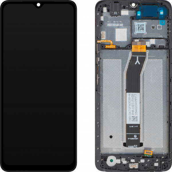Display cu Touchscreen Xiaomi Redmi A3x, cu Rama, Negru (Midnight Black), Service Pack 560006C3Y200