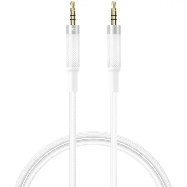 Cablu Audio 3.5mm - 3.5mm XO Design NB-R279C, 1m, Alb