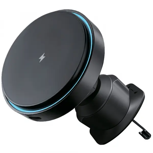 Incarcator Auto Wireless Proove Light Circle, 15W, 1.67A, Negru WHLC15010001