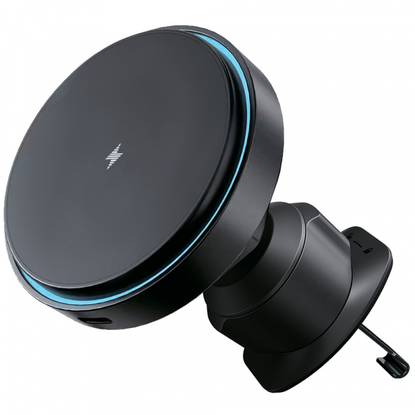 Incarcator Auto Wireless Proove Light Circle, 15W, 1.67A, Negru WHLC15010001